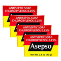 Asepso Antibacterial Original Bar Soap – 4 Pack 80g Each | Gentle Cleansing with Hydration and Classic Scent