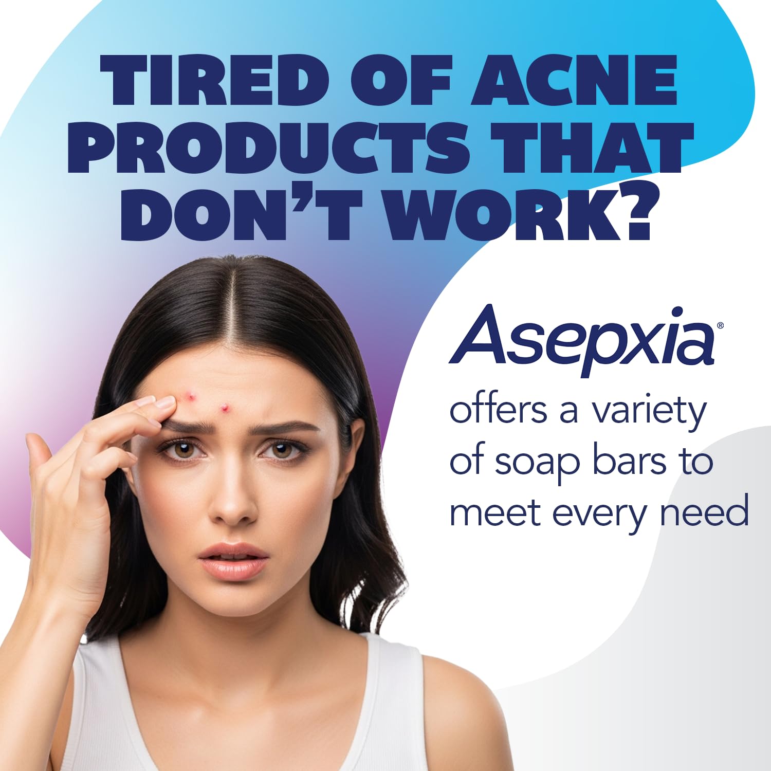 Asepxia Soap Face Wash Variety Pack – 5 Bars for Acne Care, Brightness & Softness | 4 oz Each | 5-Pack
