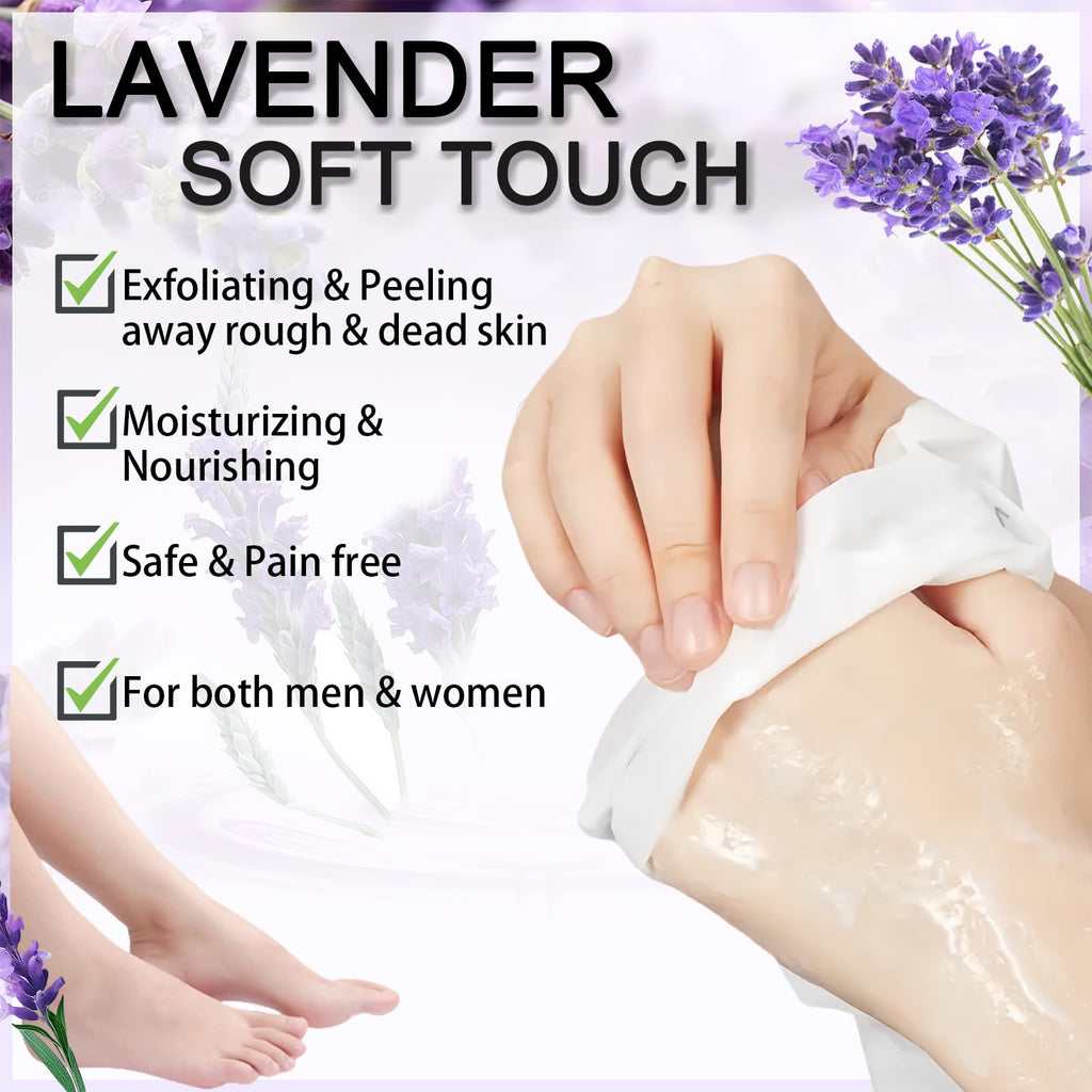 ASMAYSA Lavender Hand & Foot Mask Set – Hydrating Hand Masks & Exfoliating Foot Masks (10 Pairs)