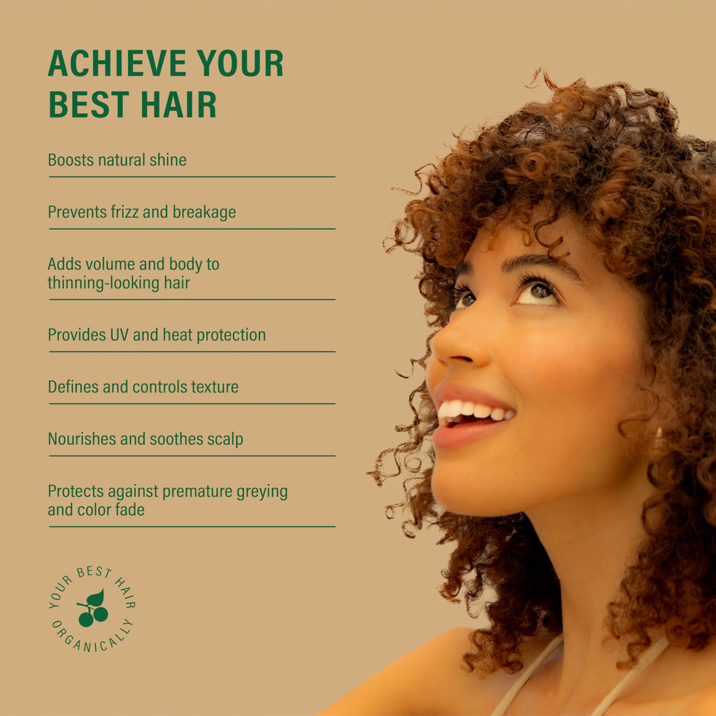 Asna Amla BioVeda 3-in-1 Hair Oil – Organic Scalp Hydration, Frizz Control & Growth