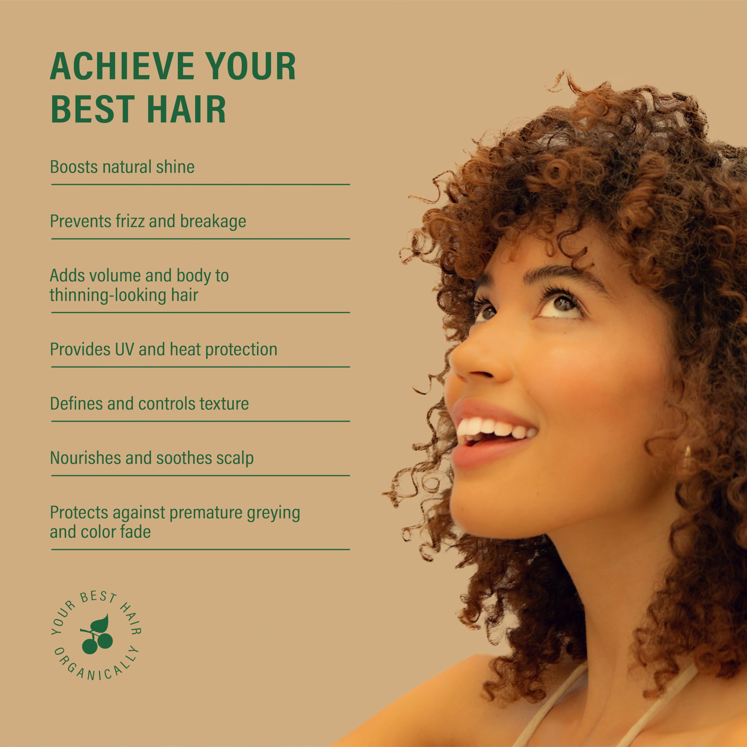 Asna Amla BioVeda 3-in-1 Hair Oil – Organic Scalp Hydration, Frizz Control & Growth