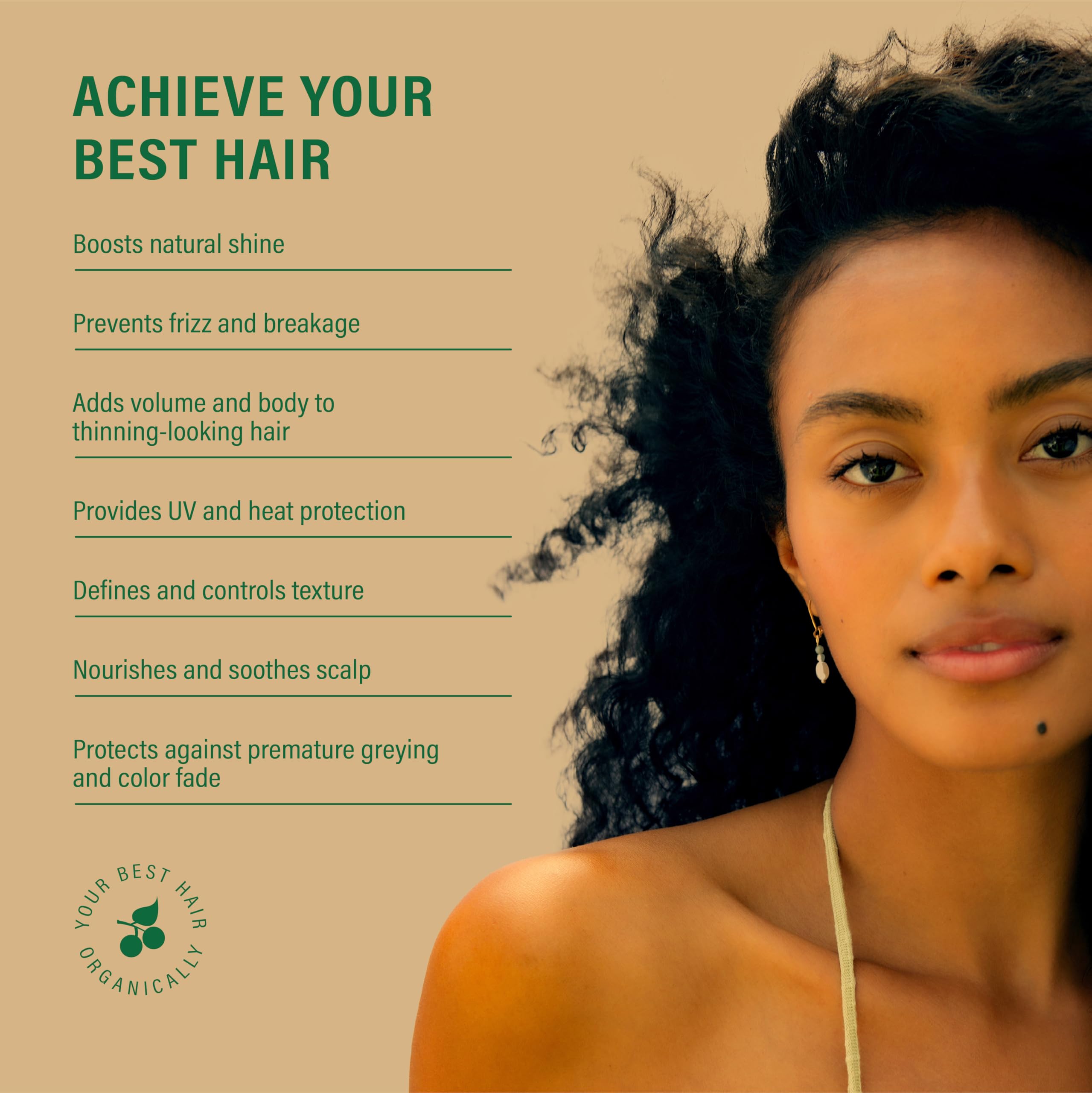 Asna Amla BioVeda 3-in-1 Hair Oil – Organic Scalp Hydration, Frizz Control & Growth