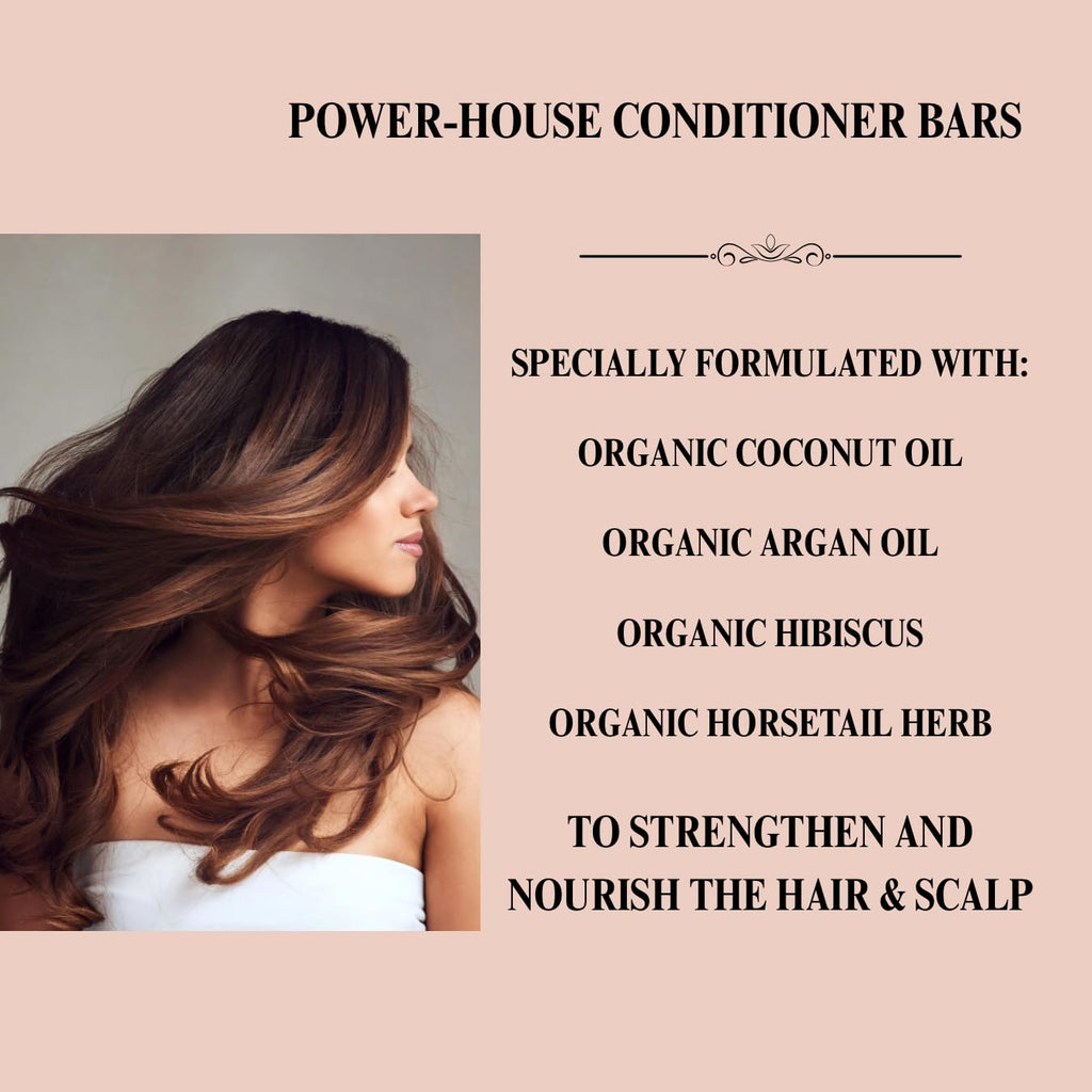 Aspen Kay Naturals Coconut & Argan Conditioner Bar | Deep Moisturizing, Vegan, Sulfate Free, USA Made