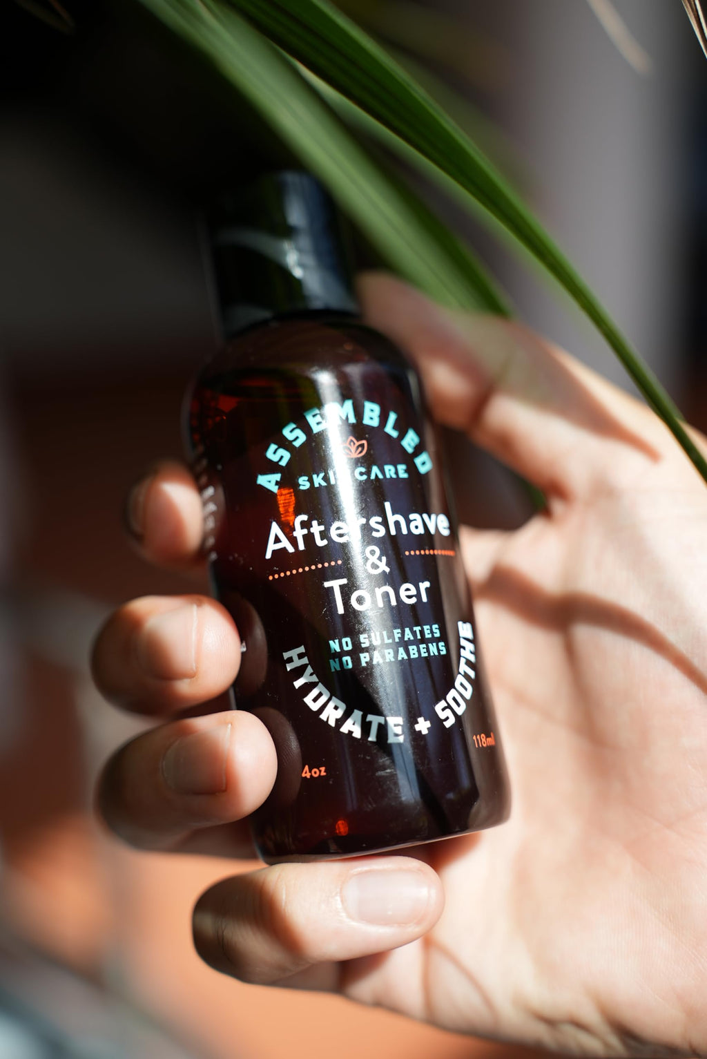 ASSEMBLED Men's Aftershave & Toner – Fragrance-Free, Paraben-Free, 4oz