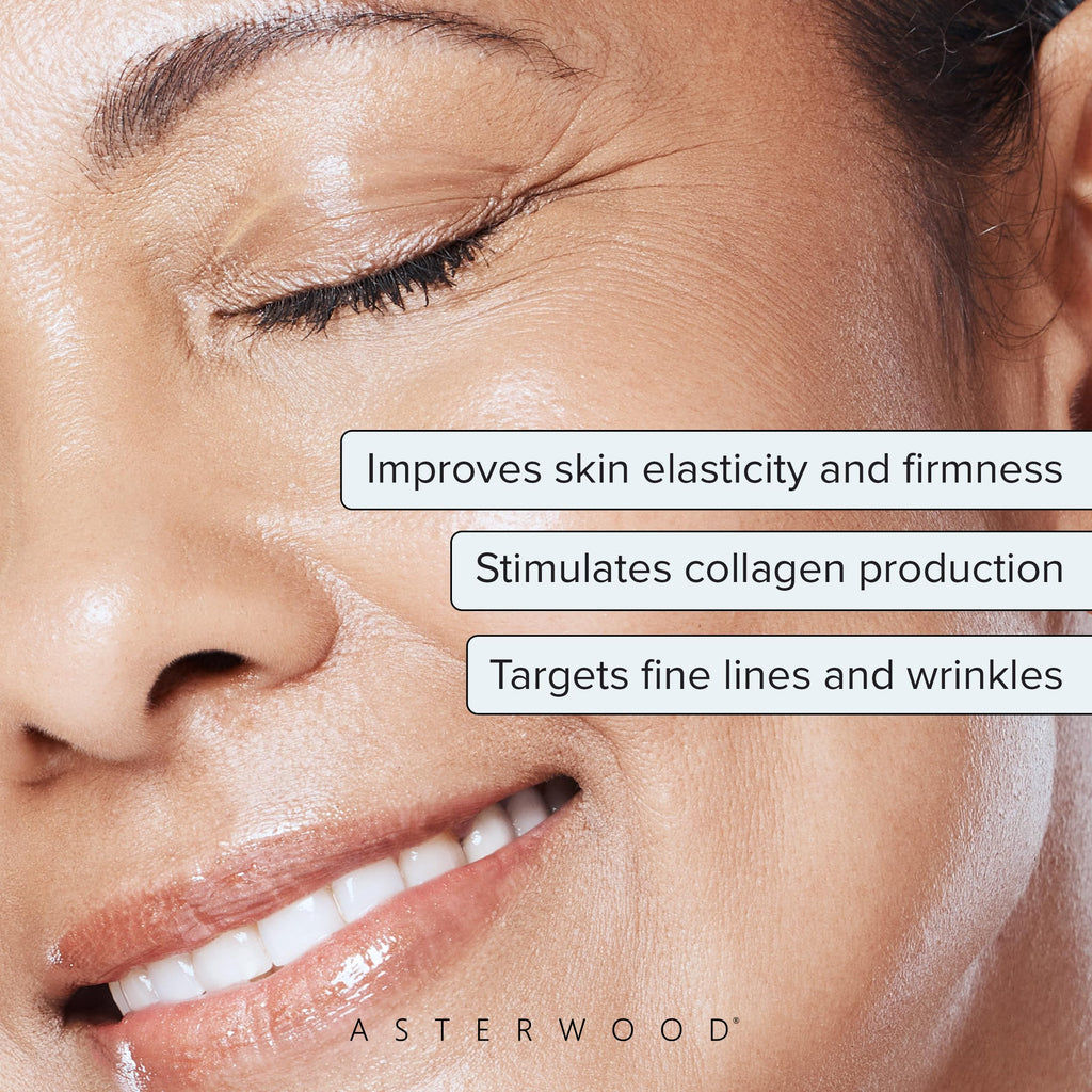 Asterwood Copper Peptides Serum for Face – GHK-Cu + Hyaluronic Acid | Tightening & Hydration | 2 oz