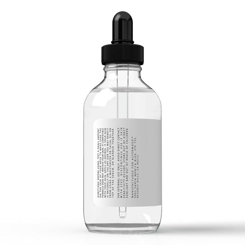 Asterwood Hyaluronic Acid Serum for Face – Fragrance-Free Hydration, Plumping & Anti-Aging | 4 Fl Oz