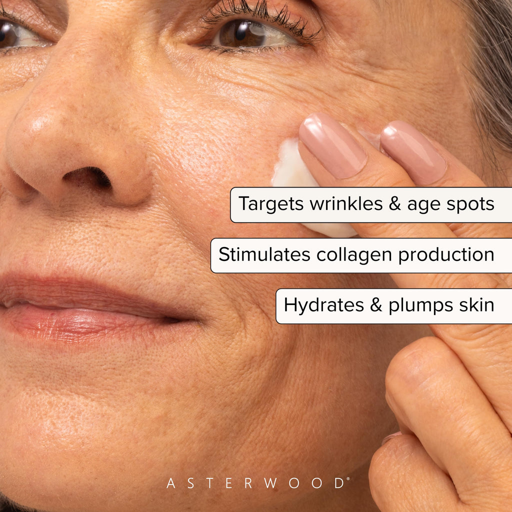 Asterwood Matrixyl 3000 + Argireline + Vitamin C Cream – Fragrance-Free Triple Repair with Hyaluronic Acid (1.7 Fl Oz)
