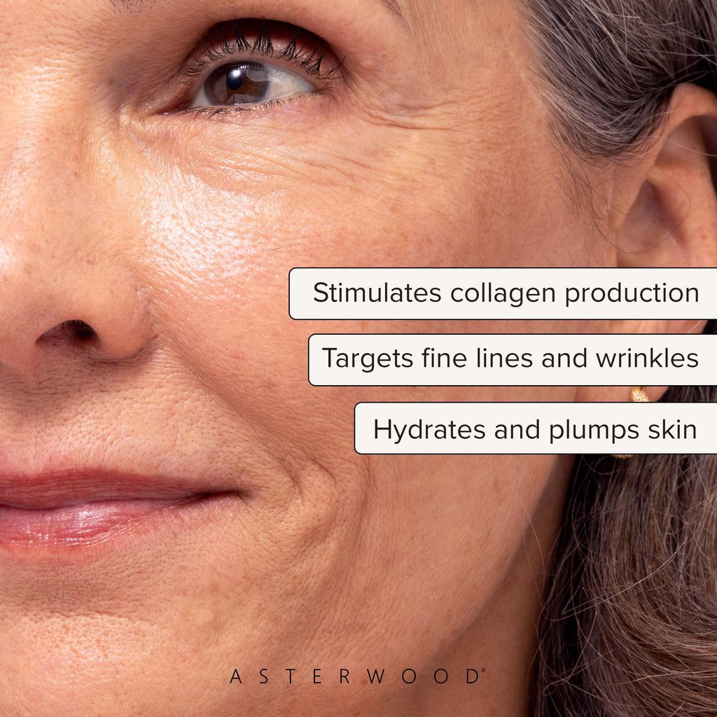 Asterwood Triple Repair Serum – Matrixyl 3000 + Argireline + Hyaluronic Acid + Vitamin C (Fragrance-Free) – 8 Fl Oz