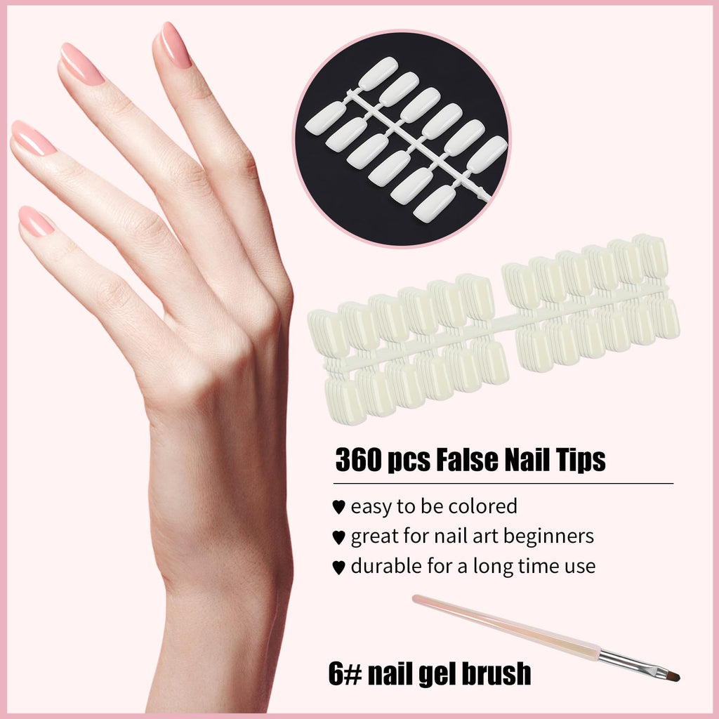 ASTONFOG 308 Nail Colors Chart with 360 Tips – Professional Nail Swatches Book (Gold)