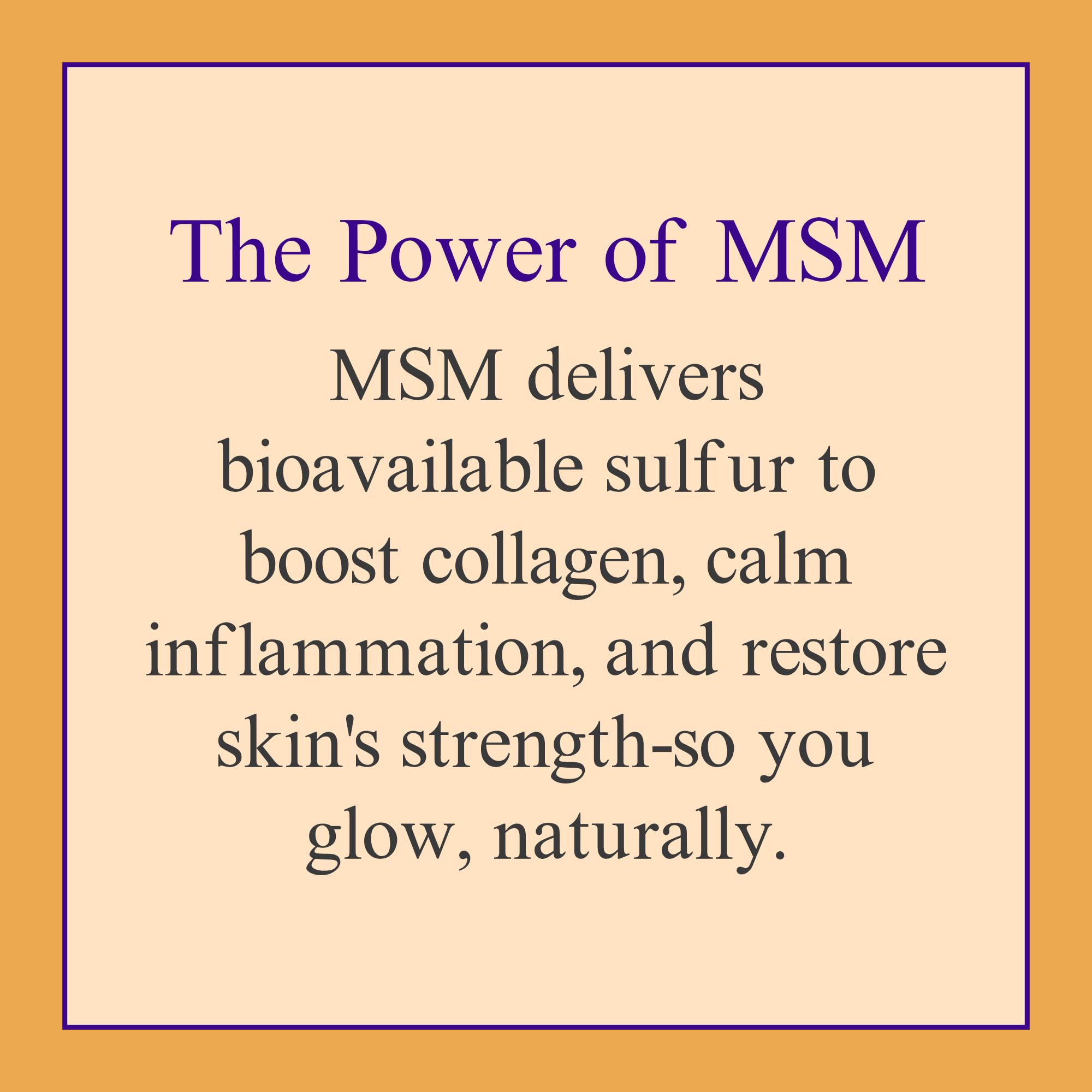 At Last Naturals MSM Cream – Hydrating Face Moisturizer, 3-Pack