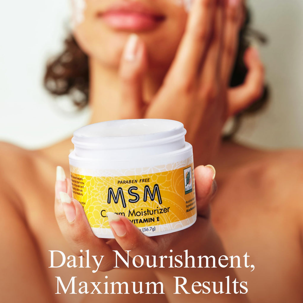At Last Naturals MSM Cream – Hydrating Face Moisturizer, 3-Pack