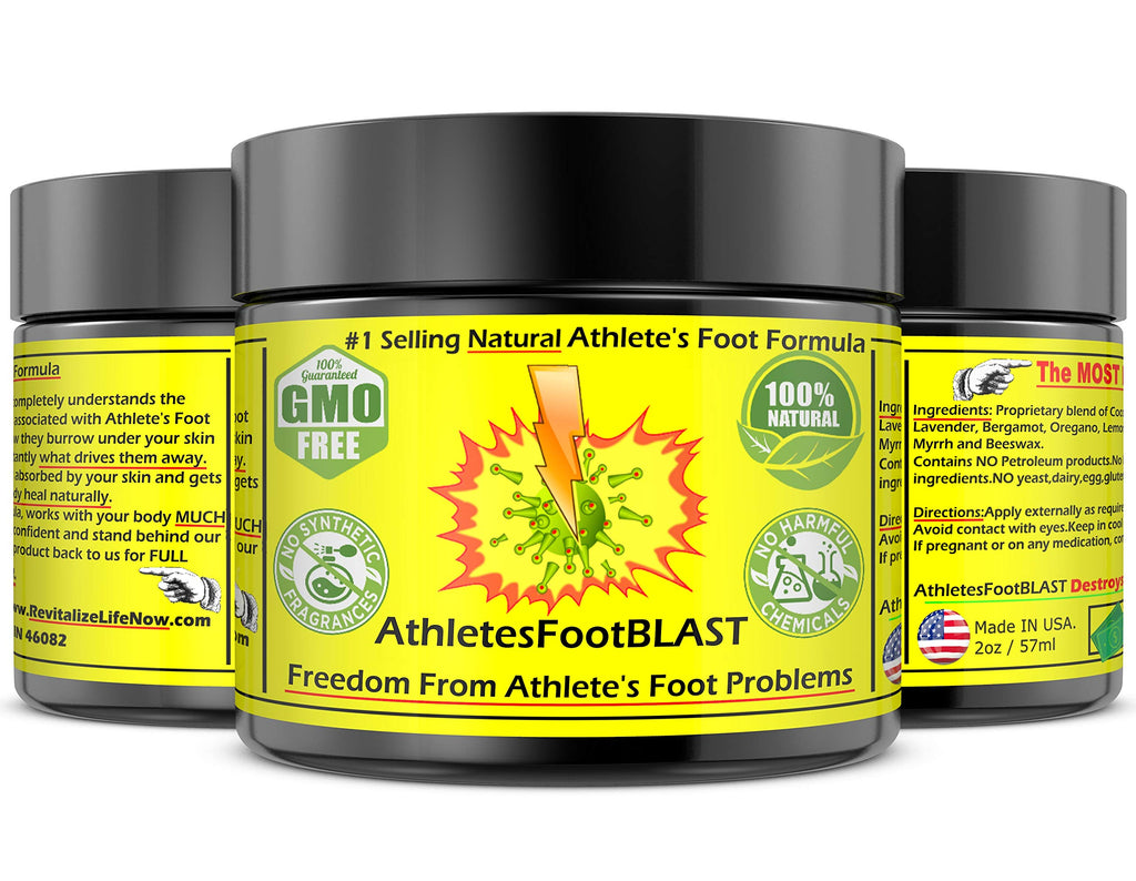 AthletesFootBLAST Plant-Based Foot Cream | Extra Strength Relief Balm