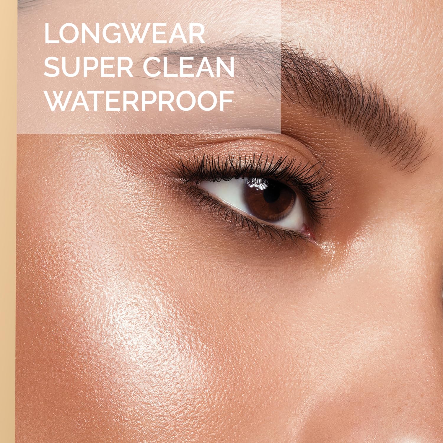 ATHLETIC COSMETIC The G.O.A.T. Waterproof Mascara – Sweatproof, Long-Wear, Vegan, Peptide-Enhanced