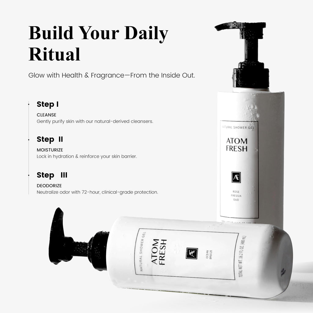 Atom Fresh Laboratory Sulfate-Free Body Wash for Sensitive Skin – Rose Fressia Oud