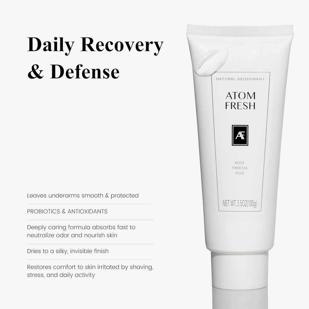 Atom Fresh Laboratory Body Care Gift Set for Women – Clean, Gentle Daily Essentials (Zesty Sage)