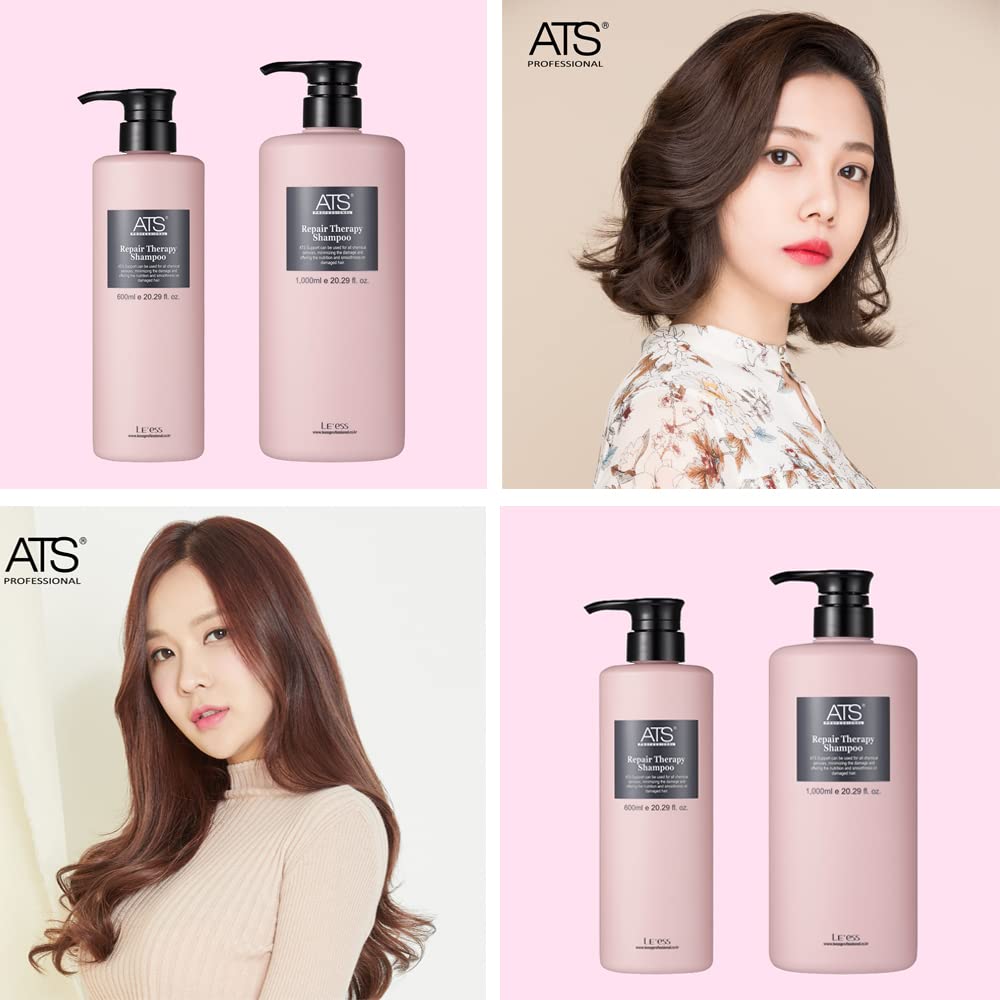 ATS Professional Therapy Repair Shampoo – 1000 ml with Silk Amino Acids & Mango Seed Oil