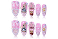 Atuhua 24Pcs Handmade Press On Nails – 3D Pink Bow, Almond Length
