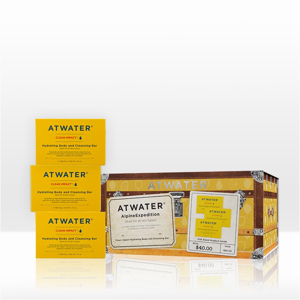 ATWATER Alpine Expedition Gift Set — Hydrating Body Bars for Men