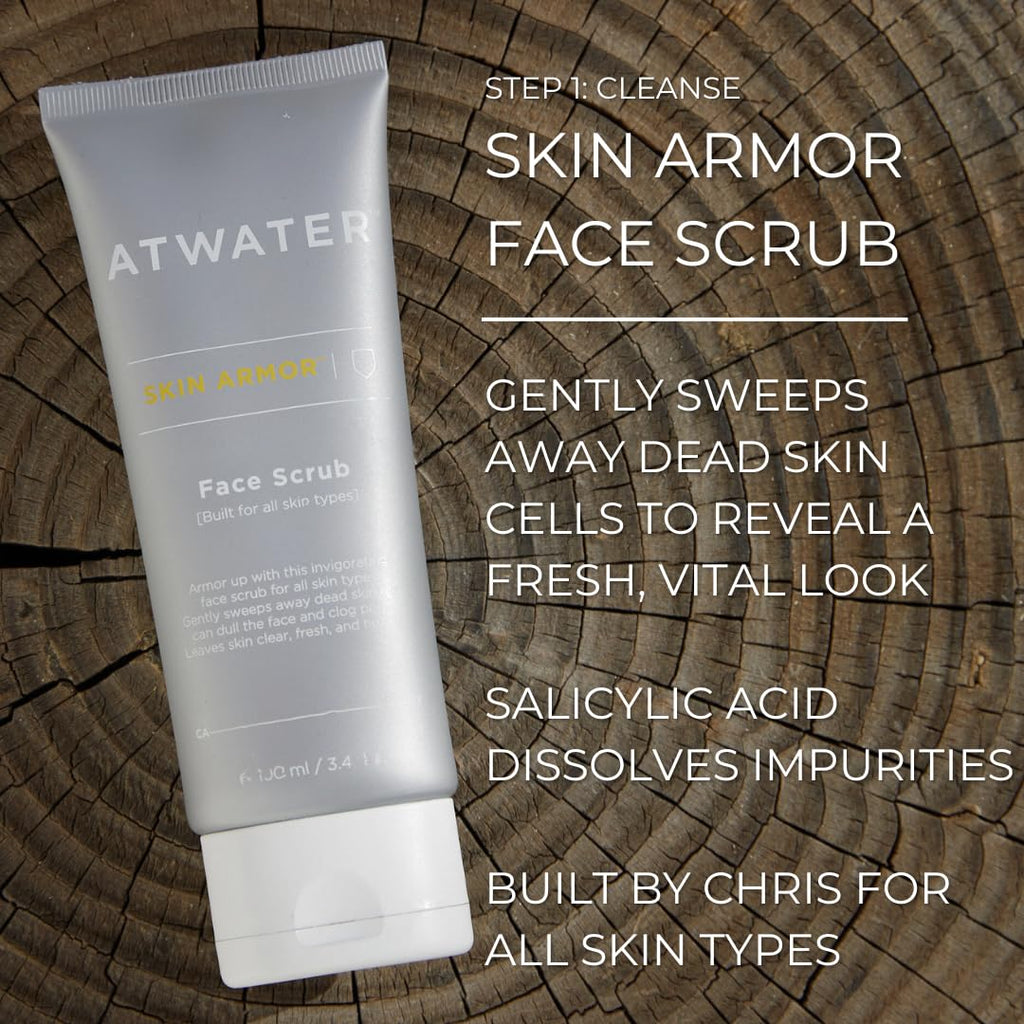 ATWATER Midnight Voyage Gift Set — 3-Piece Men’s Skincare Kit for Travel & Daily Hydration