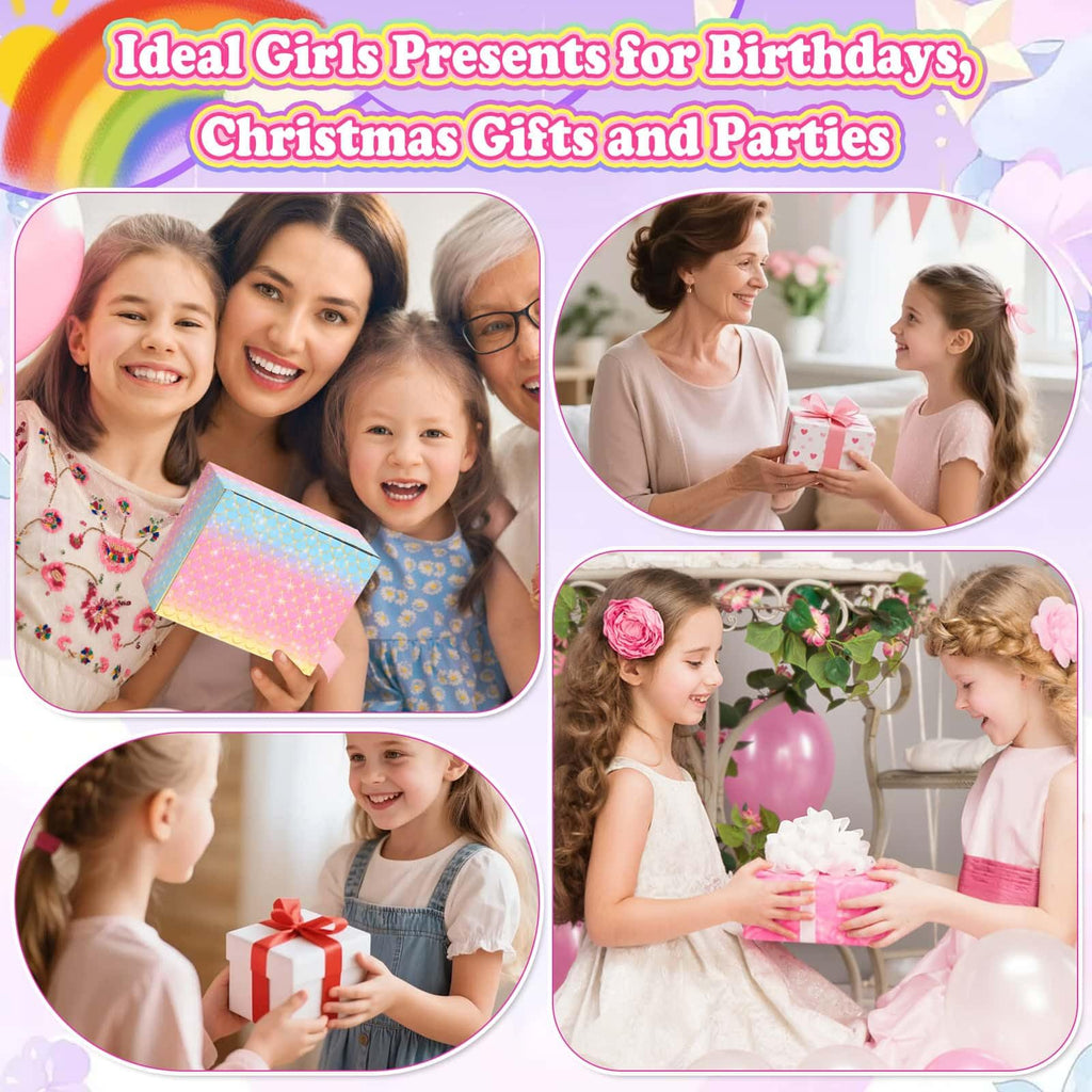 Audab 480 Pcs Kids Nails & Glue Kit — Press-On Nail Art for Girls 8–12