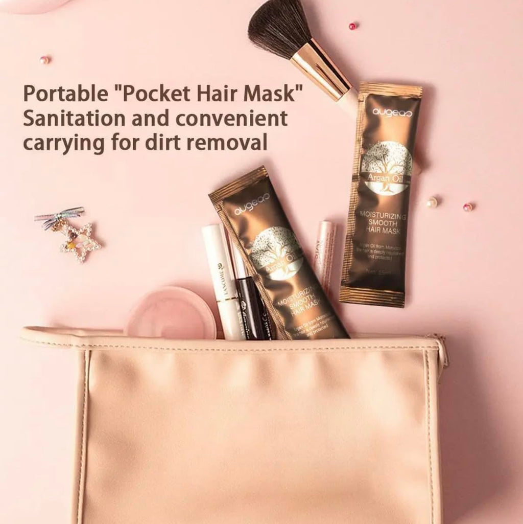 Augeas Argan Oil Hair Mask – Travel-Ready 15ml, 10-Pack