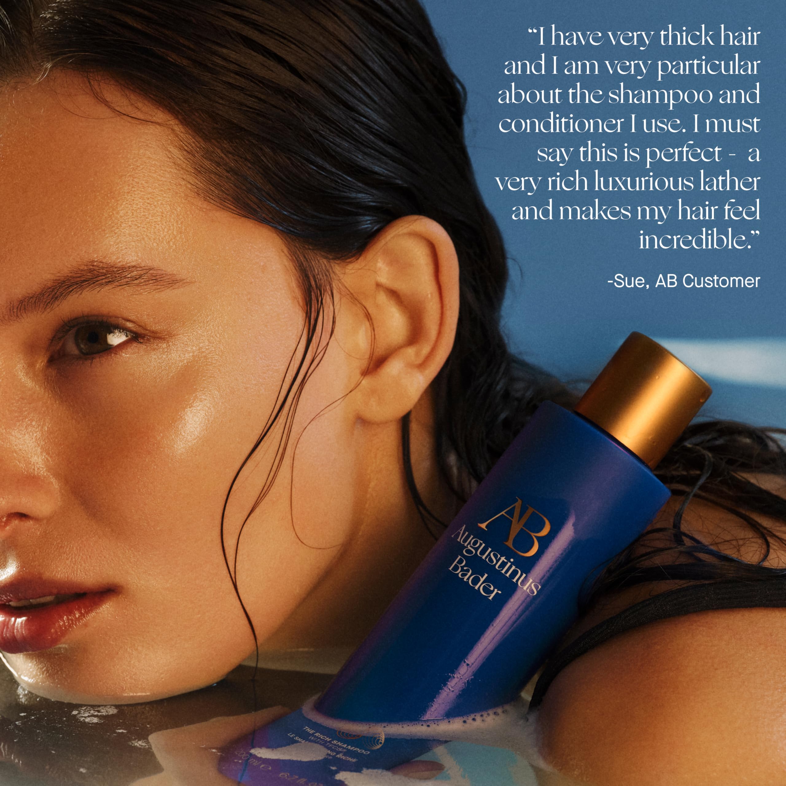 Augustinus Bader The Rich Shampoo – Hydrating Cream Cleanser for Dry Hair