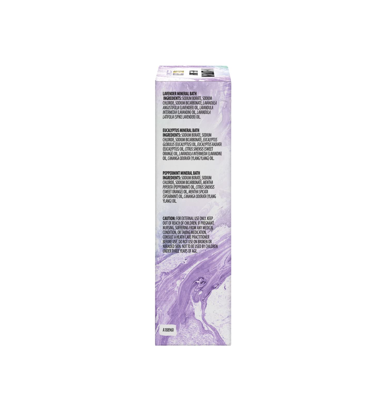 Aura Cacia Mineral Bath Kit – Aromatherapy Bath Salts with Lavender, Eucalyptus & Peppermint