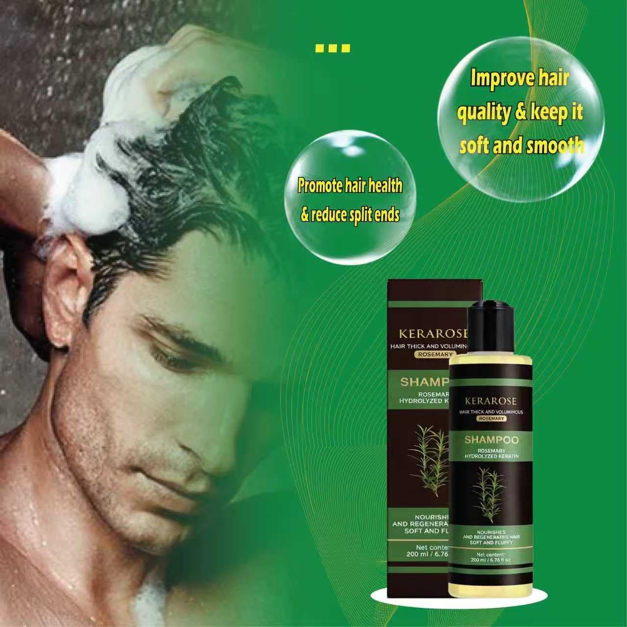 Aureph Kerarose Rosemary Shampoo – Natural Thickening & Strengthening
