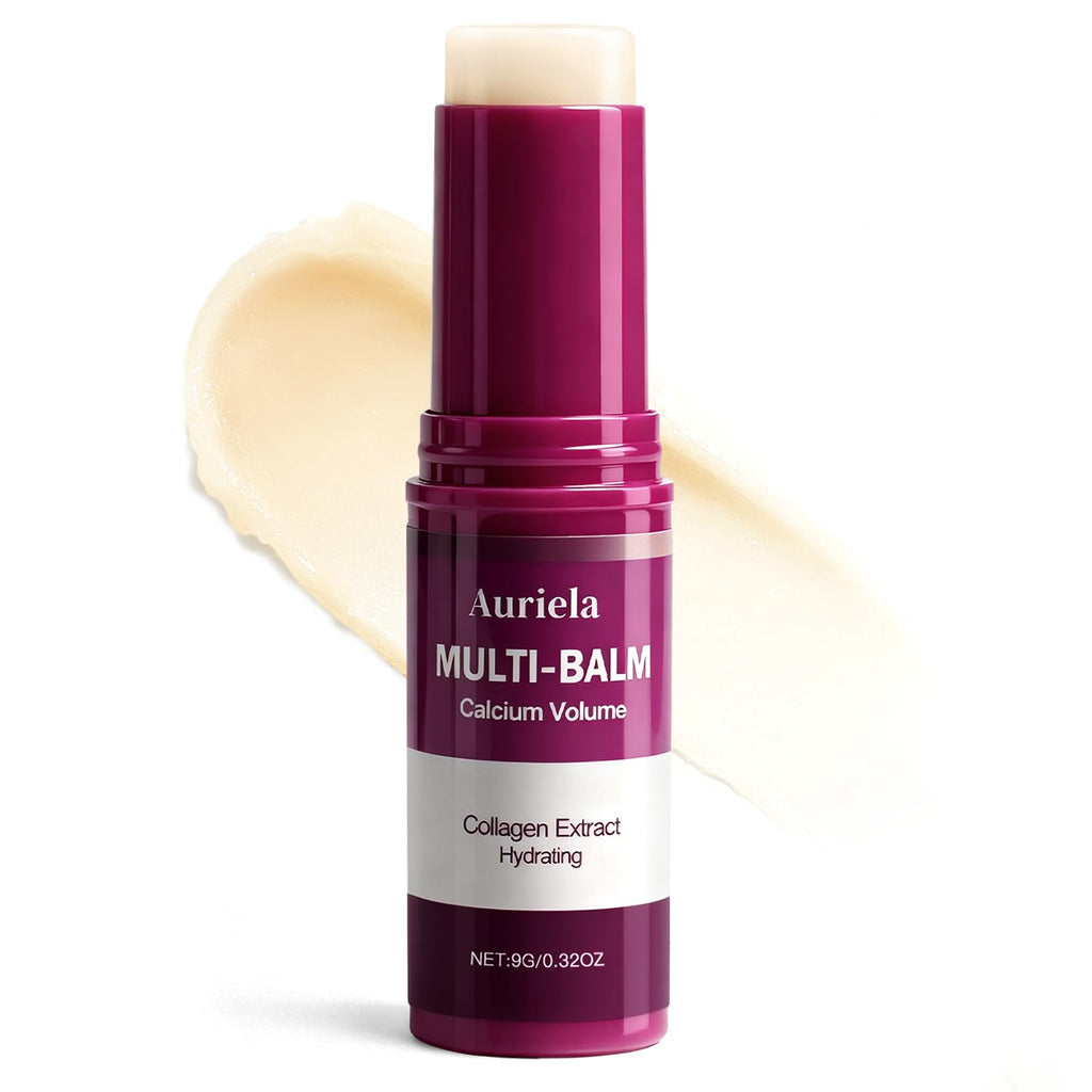 Auriela Calcium Volume Multi Balm – Multi-Use Hydrating Stick for Face, Eyes, Lips & Neck