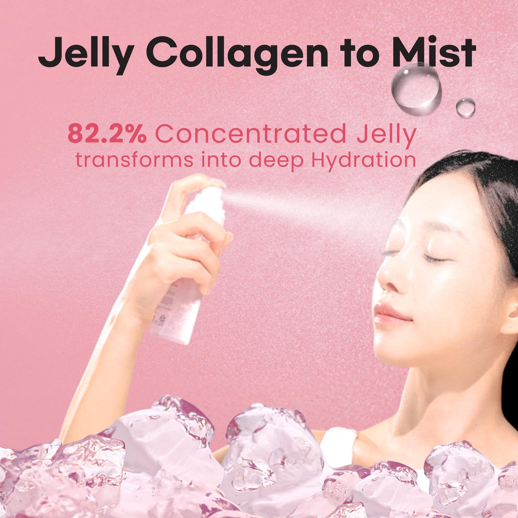 Aurtier Intensive Soothing Collagen Jelly Mist — Deep Hydration & Dewy Glow (3.38 fl oz)