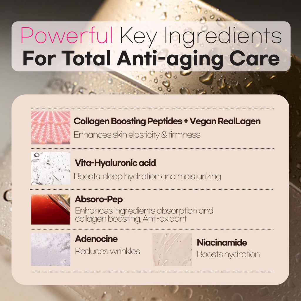 aurtier Intensive Firming Rich Cream – Peptide & Hyaluronic Acid Anti-Aging Moisturizer