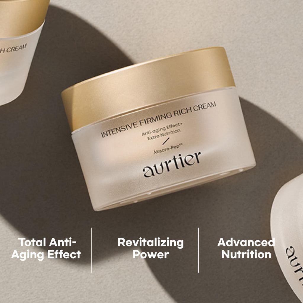 aurtier Intensive Firming Rich Cream – Peptide & Hyaluronic Acid Anti-Aging Moisturizer