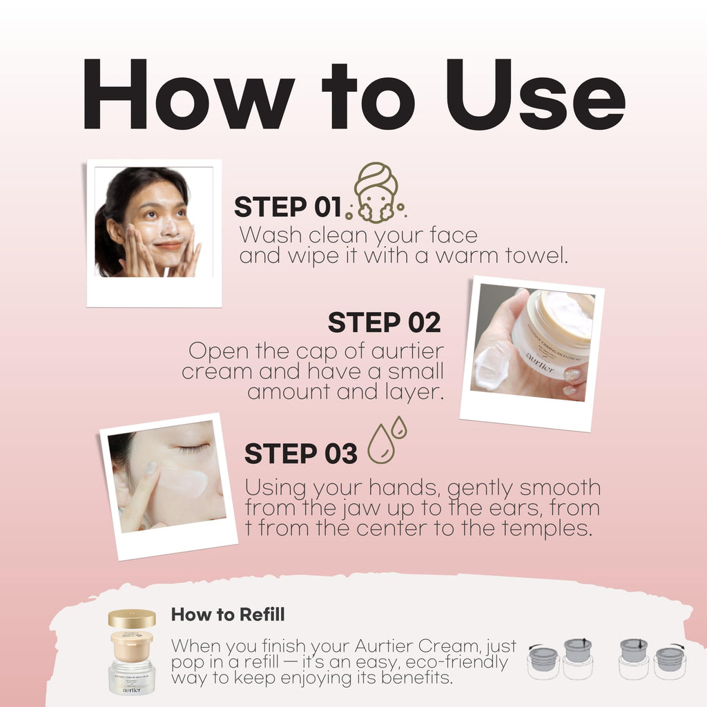 aurtier Intensive Firming Rich Cream – Peptide & Hyaluronic Acid Anti-Aging Moisturizer