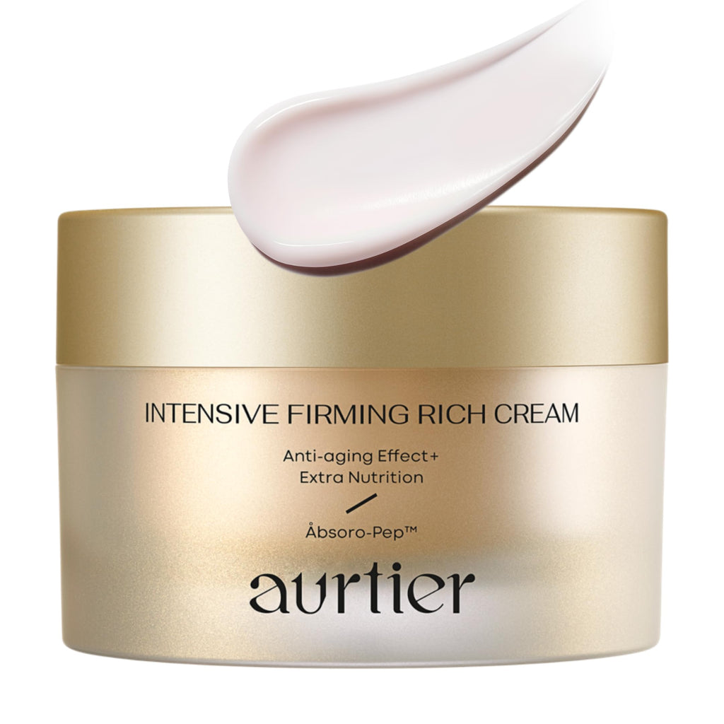 aurtier Intensive Firming Rich Cream – Peptide & Hyaluronic Acid Anti-Aging Moisturizer