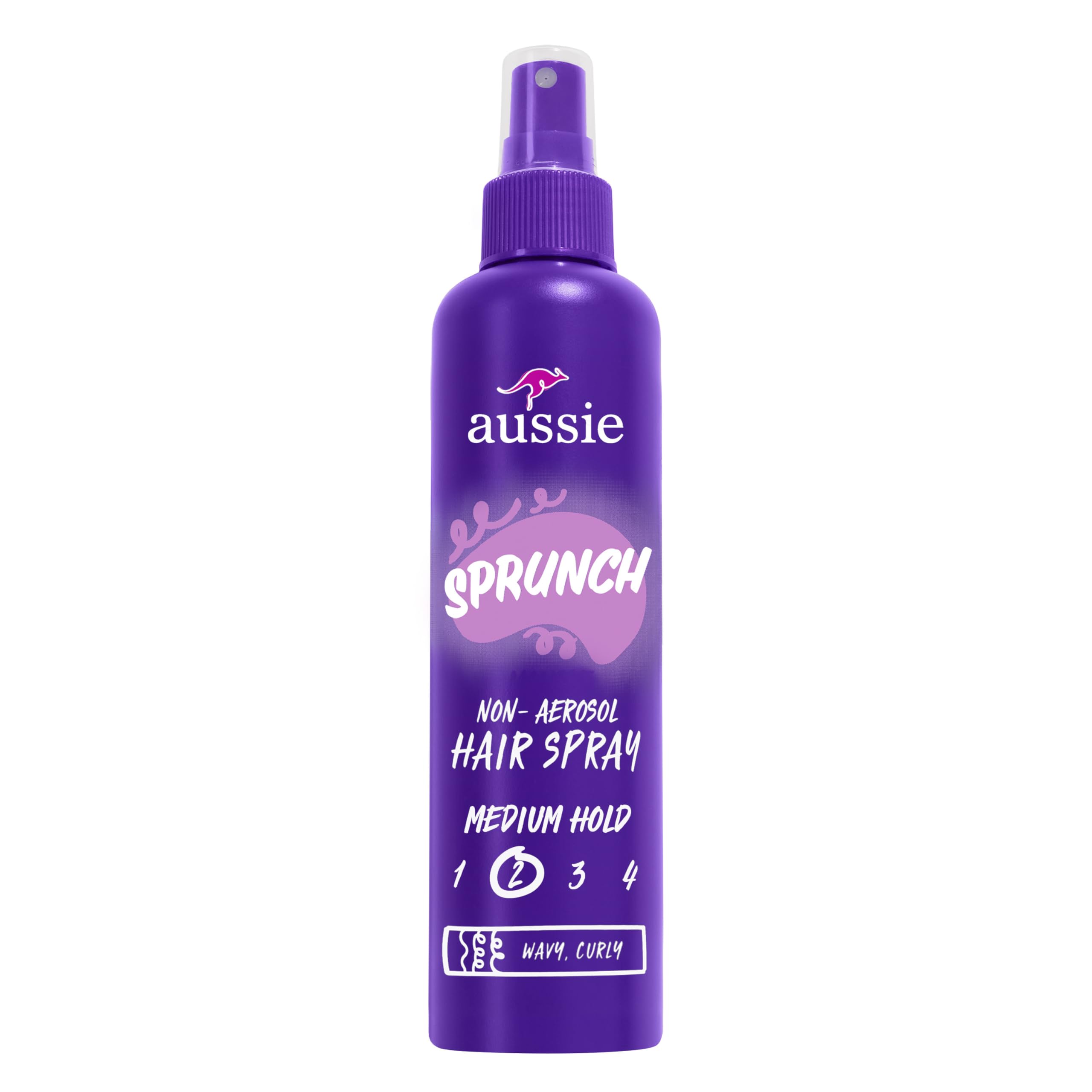 Aussie Hairspray 8.5 fl oz (Pack of 3) – Sprunch Non-Aerosol Curl Hold