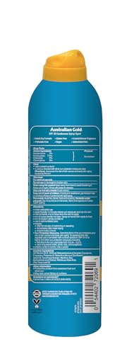 Australian Gold Extreme Continuous Spray Sunscreen SPF 30 – Coastal Breeze, Broad Spectrum, Sweat-Resistant