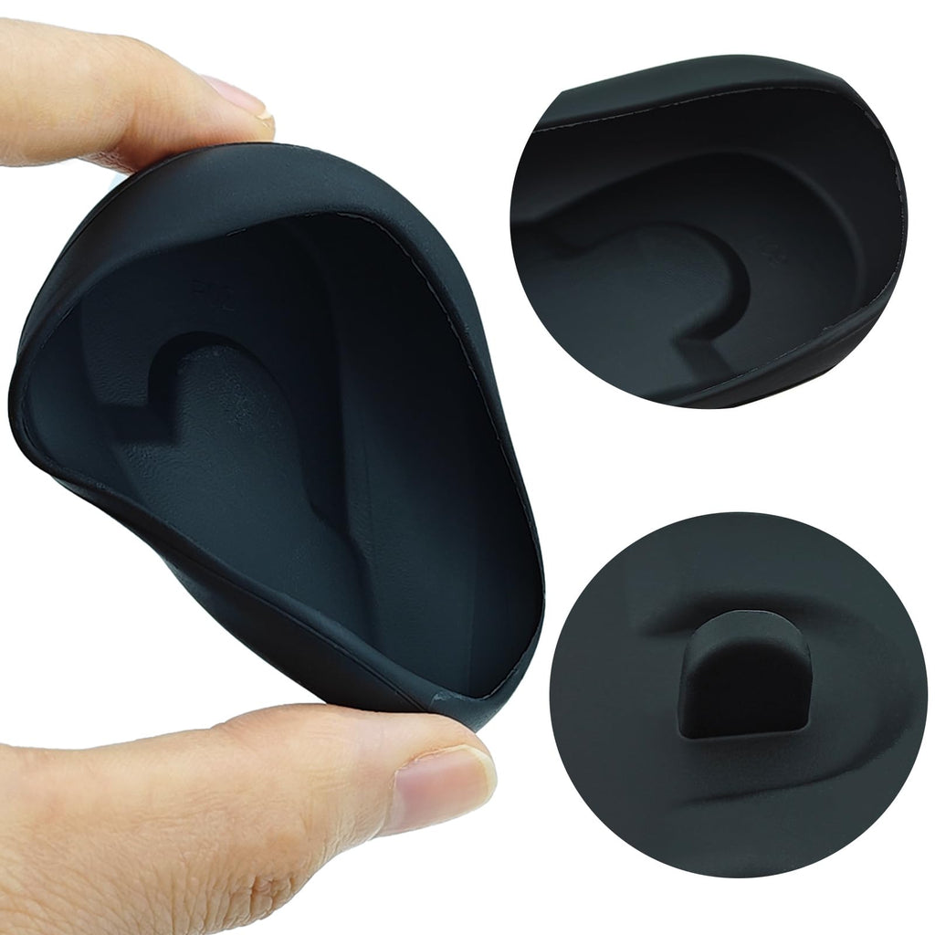 Auswalar 8 Pairs Waterproof Silicone Ear Covers – Hair Dye Earmuffs for Salon Use