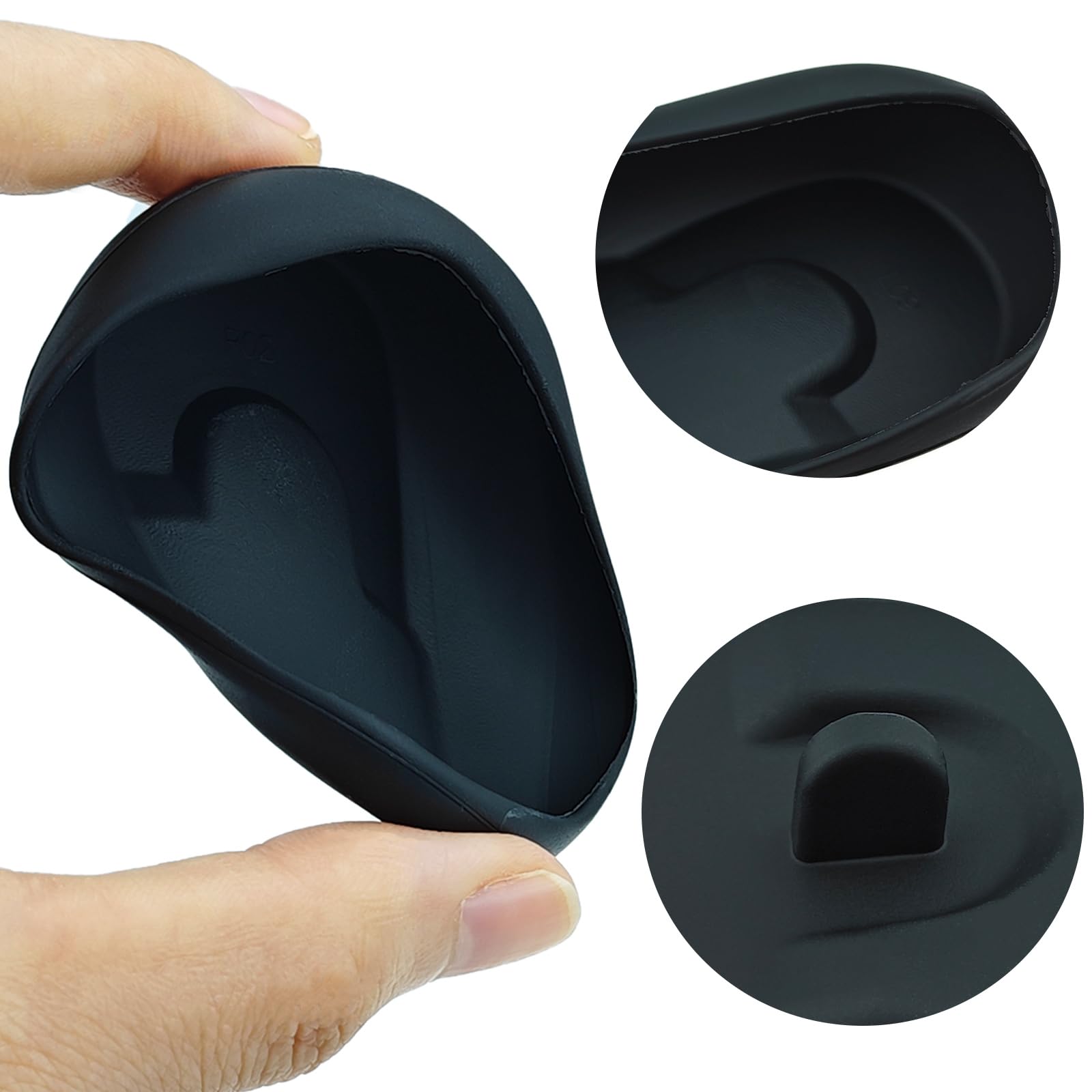 Auswalar 8 Pairs Waterproof Silicone Ear Covers – Hair Dye Earmuffs for Salon Use