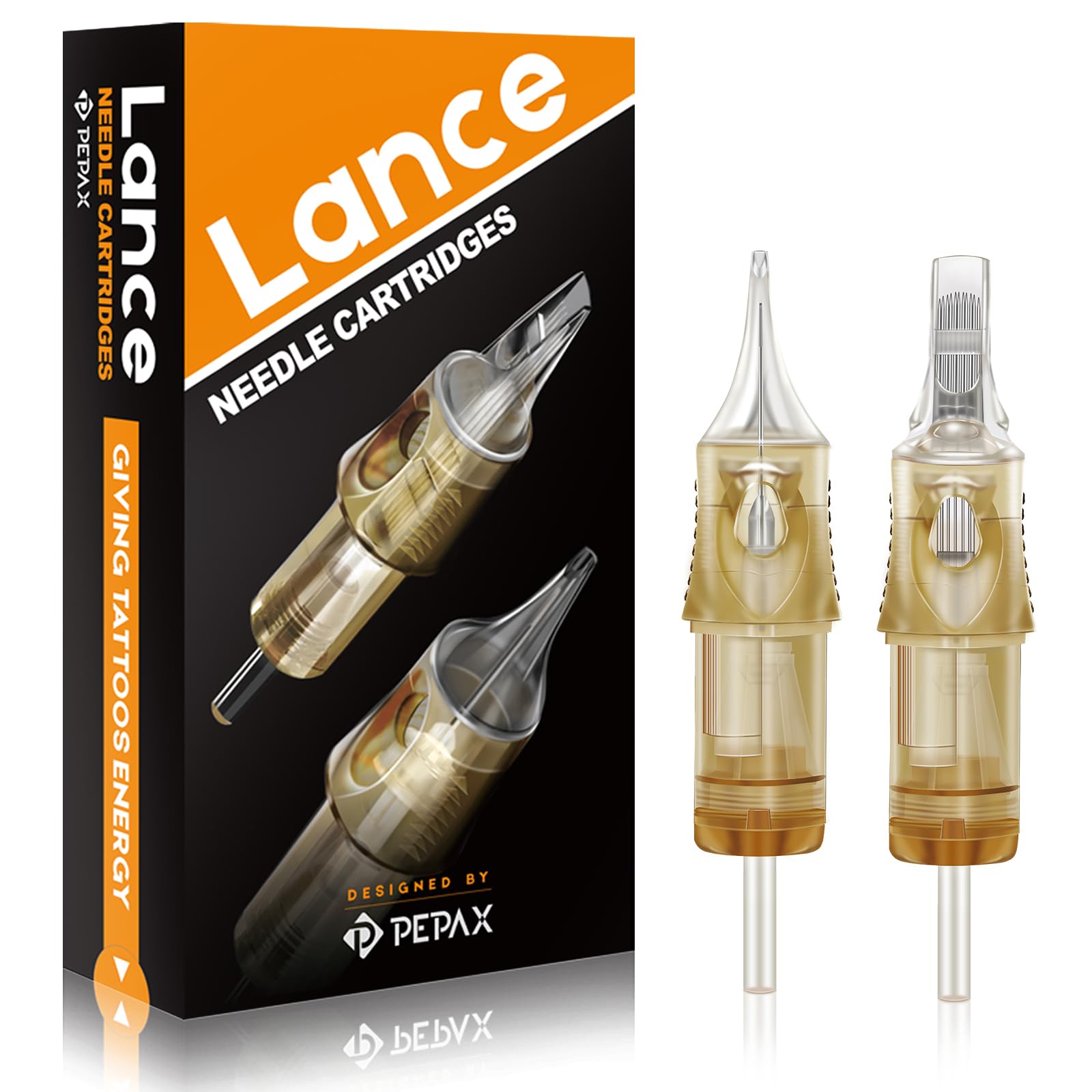 Autdor PEPAX Lance Tattoo Cartridge Sample – Mixed 10Pcs Needles (0803RLL–1209RSL) for Precision