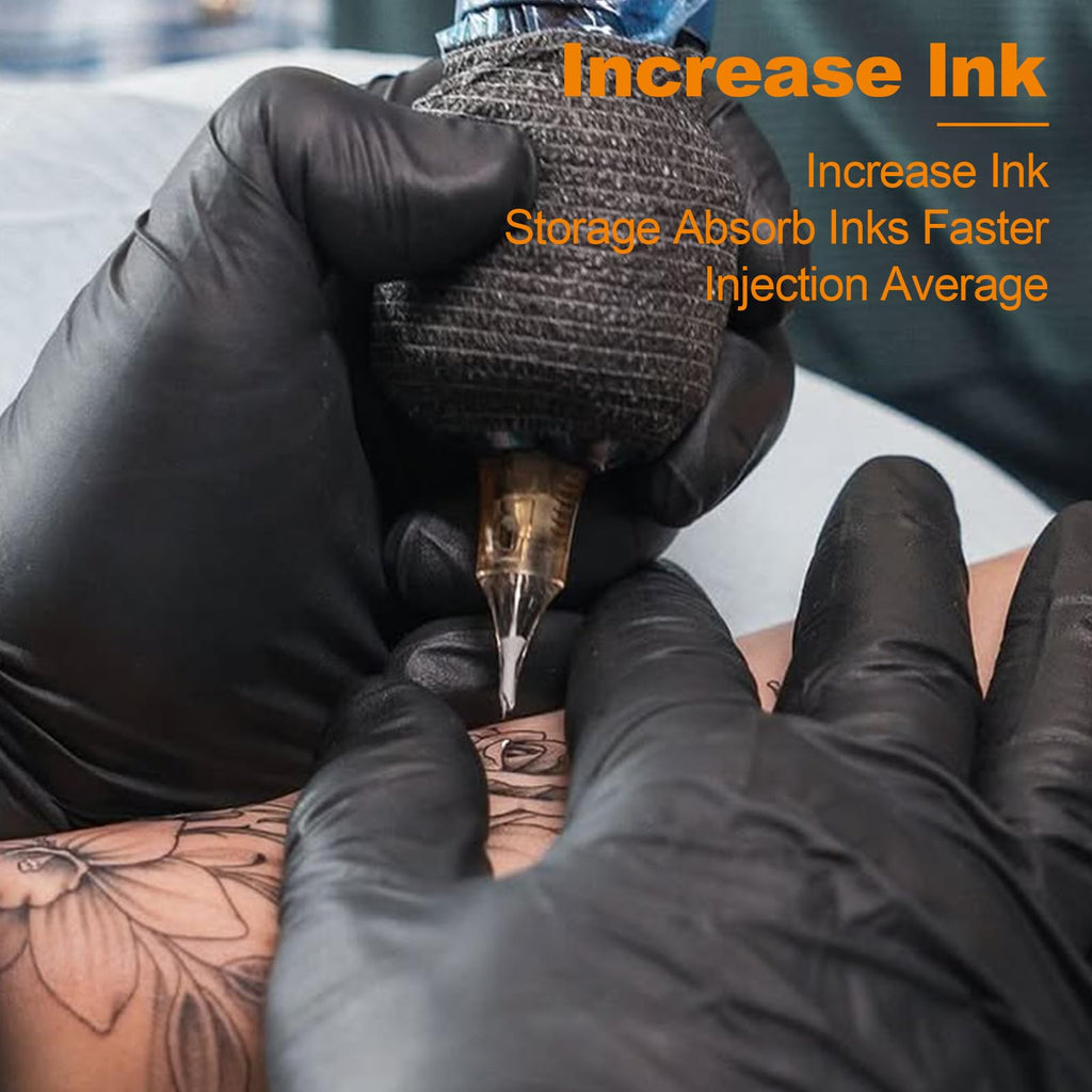 Autdor PEPAX Lance Tattoo Needle Cartridge 1211RSL – 20Pcs #12 Standard 11 Round Shader 0.35mm