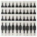 Autdor Tattoo Needles and Tubes Combo – 40Pcs Disposable Tubes with Assorted Needles (3RL-9RL, 5RS-9RS, 5M1-9M1)
