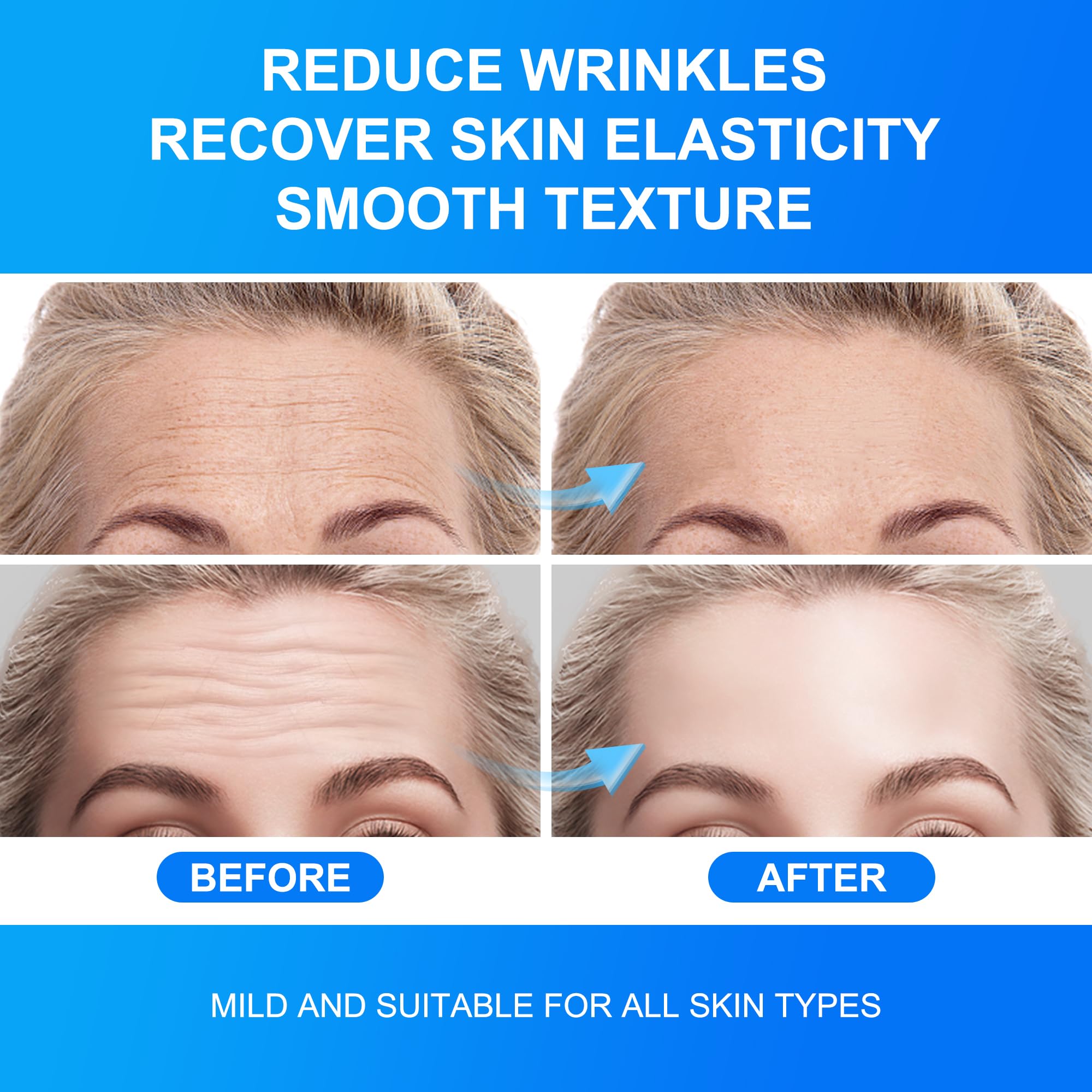 Auteek Forehead Wrinkle Patches Overnight – Collagen & Seaweed (20 Count)