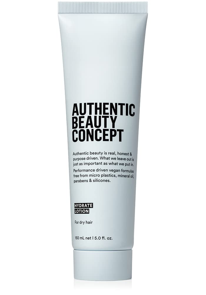 Authentic Beauty Concept Hydrate Lotion – Lightweight Leave-In for Frizz Control & Blow-Dry Protection