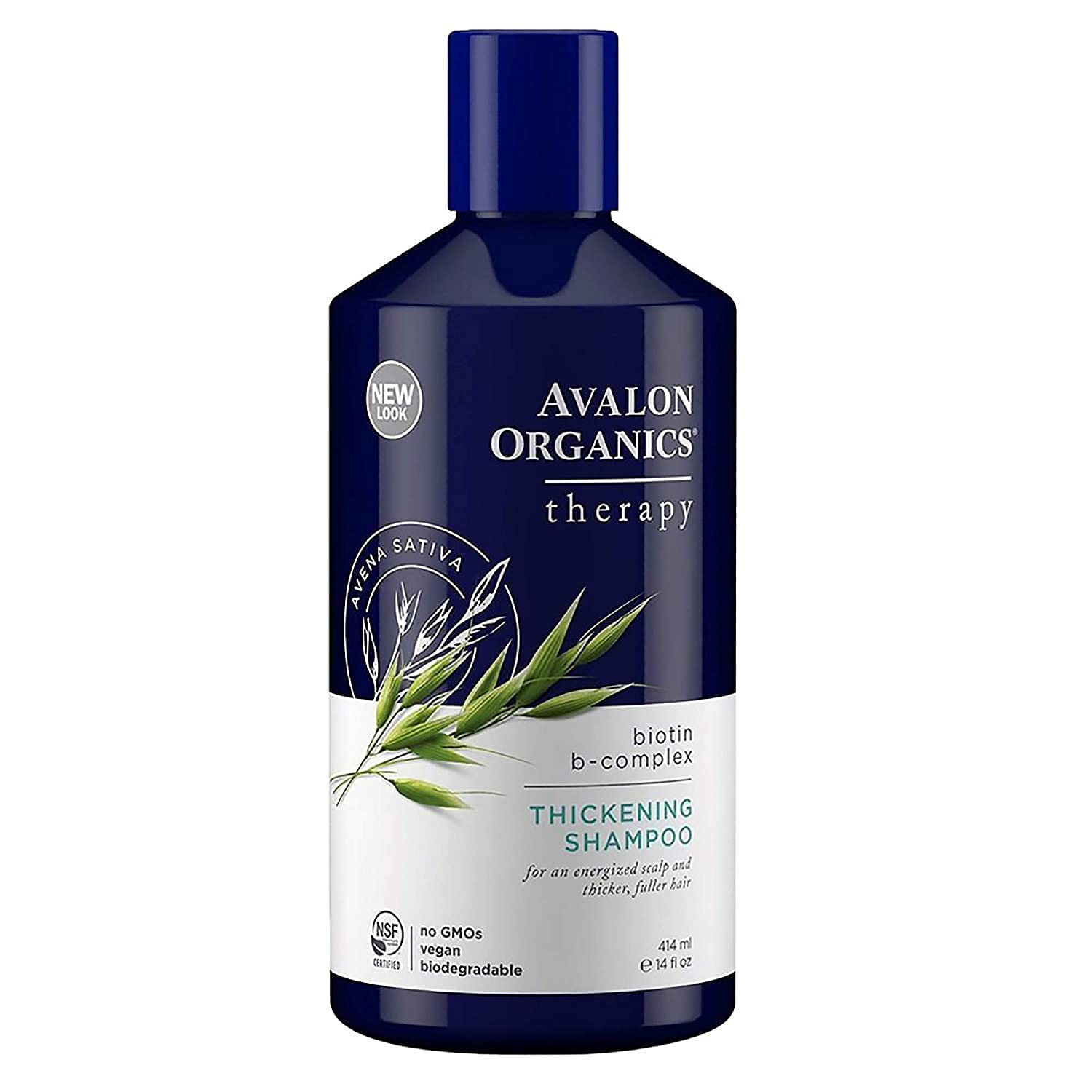 Avalon Organics Biotin B-Complex Thickening Shampoo – 14 fl oz (Pack of 2)