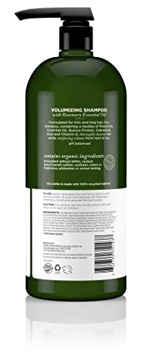 Avalon Organics Rosemary Shampoo – 32 fl oz | Volumizing, Vegan & Clean
