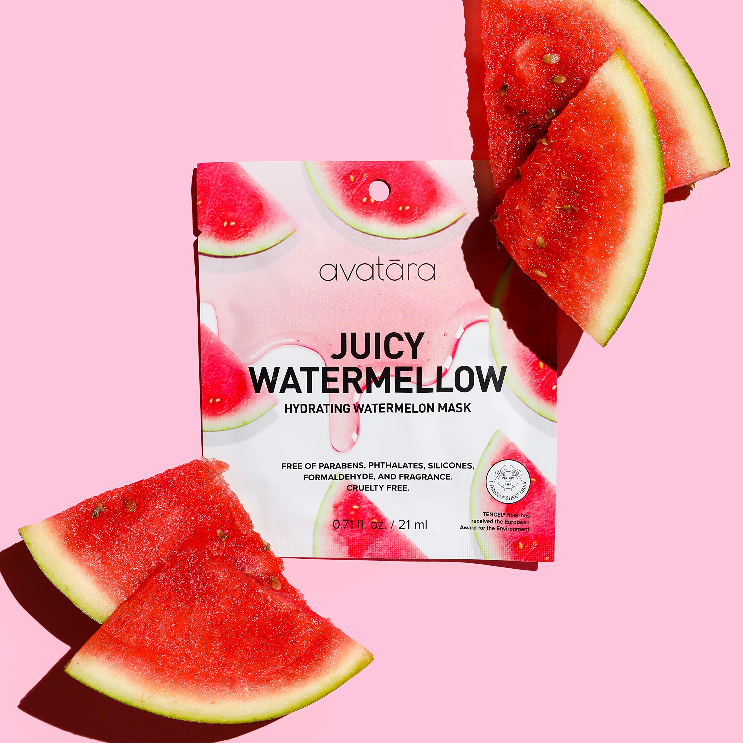 Avatara Juicy Watermellow Facial Mask — Hydrating 15-Sheet Hydration & Glow