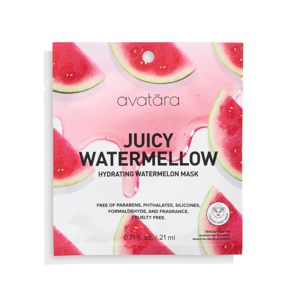 Avatara Juicy Watermellow Facial Mask — Hydrating 15-Sheet Hydration & Glow