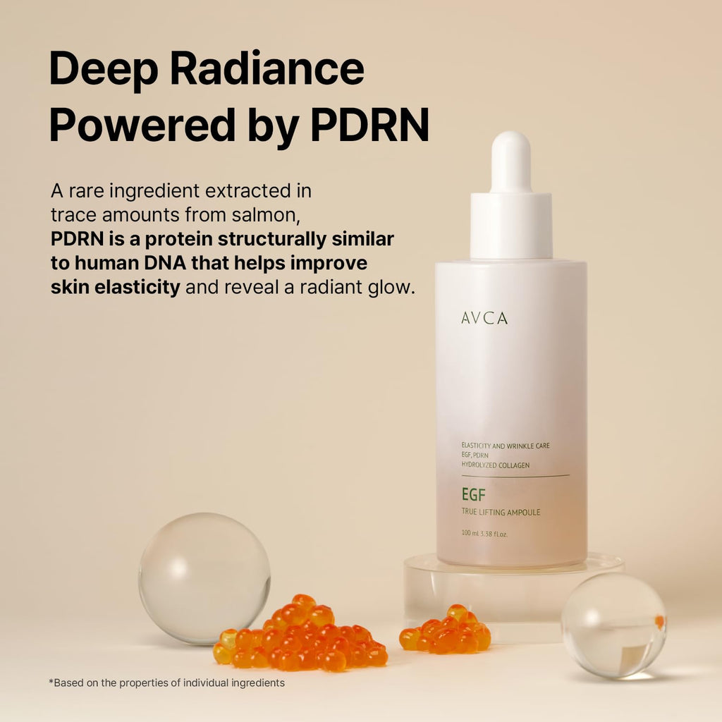 AVCA EGF & PDRN Lifting Serum 100ml – Firming, Hydration & Elasticity Support | K-Beauty
