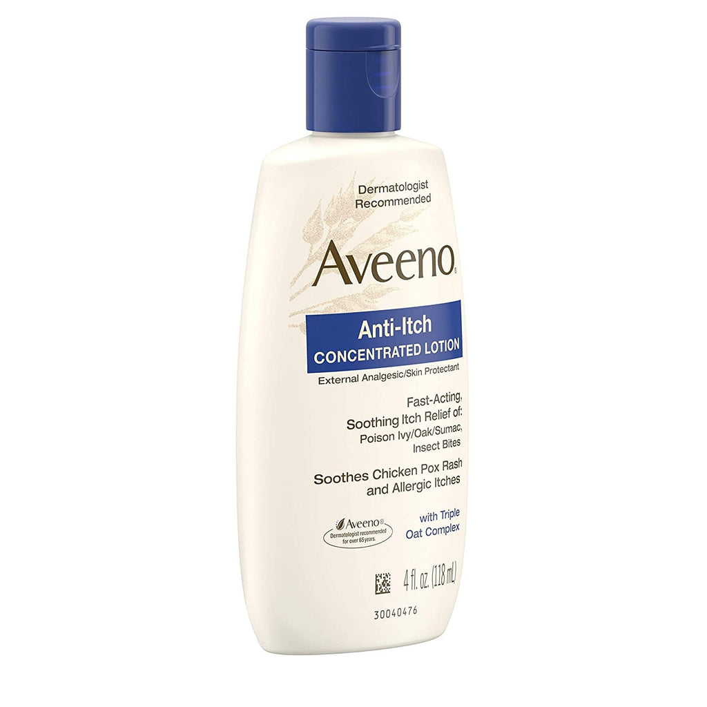 Aveeno Anti-Itch Concentrated Lotion with Triple Oat Complex – 4 oz