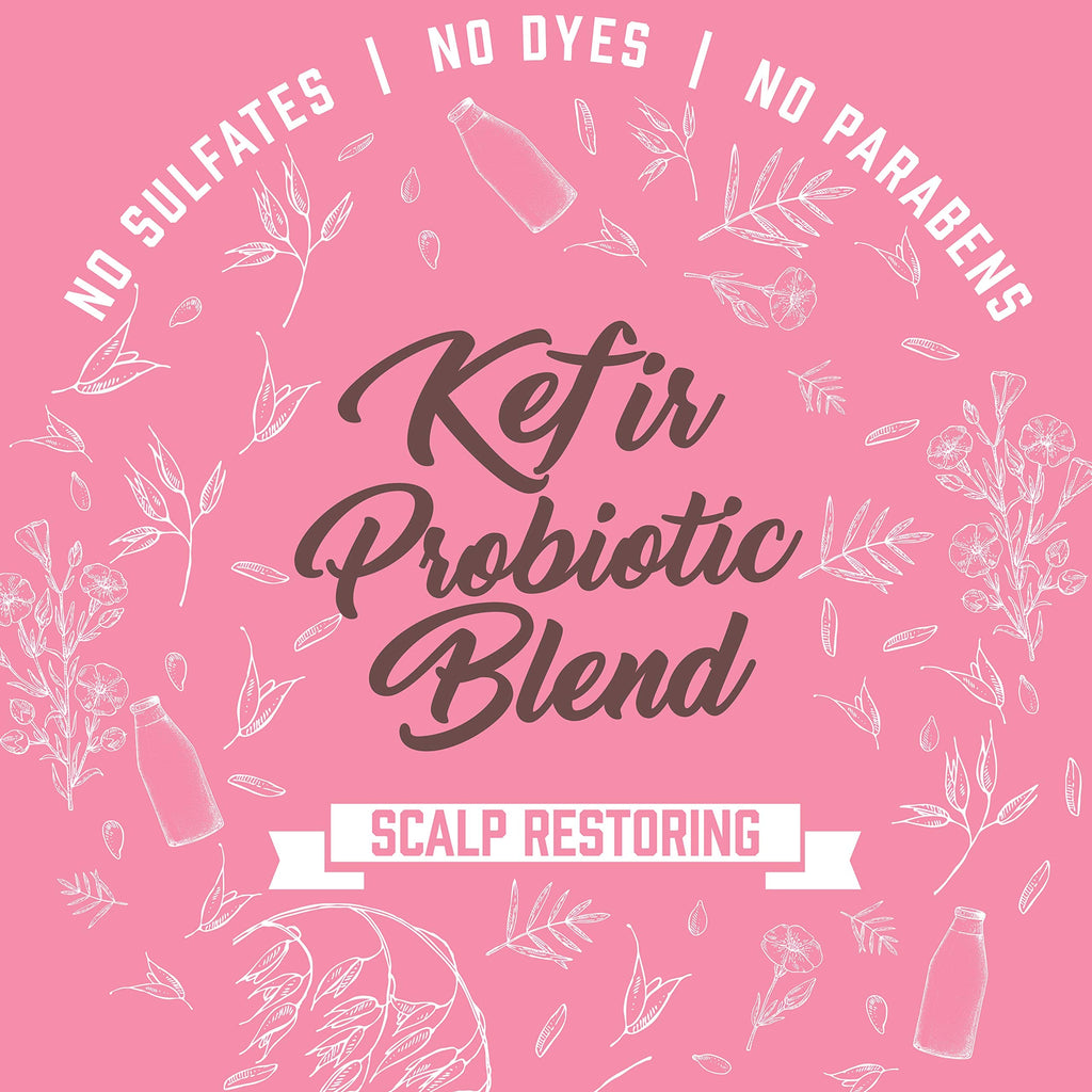 Aveeno Kefir Probiotic Blend Shampoo - Balanced Scalp & Moisturized Hair | 12 oz